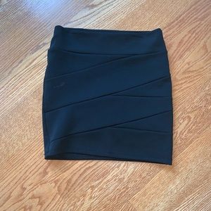 Black pencil skirt